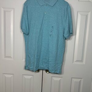 Club Room Men's Light Blue Polo Shirt